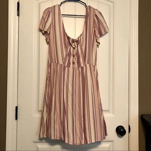 Xhilaration NWOT pink stripe dress